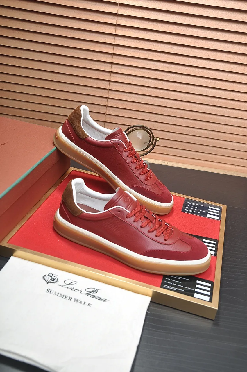 Men's men's shoes 💰540💶【𝐥𝐨𝐫𝐨 𝐏𝐢𝐚𝐧𝐚】lp classic loafers, an Italian treasure brand, the only brand that can match Hermès! Only after wearing it do we realize that we cannot let down our feet. The upper is imported cashmere, the lining of water-dyed cowhide ➕ the cowhide feet, the official original glass rubber outsole, and the pendant. Exclusive original packaging (tag ➕ brand paper ➕ outer box ➕ hand bag) code number: 38-45